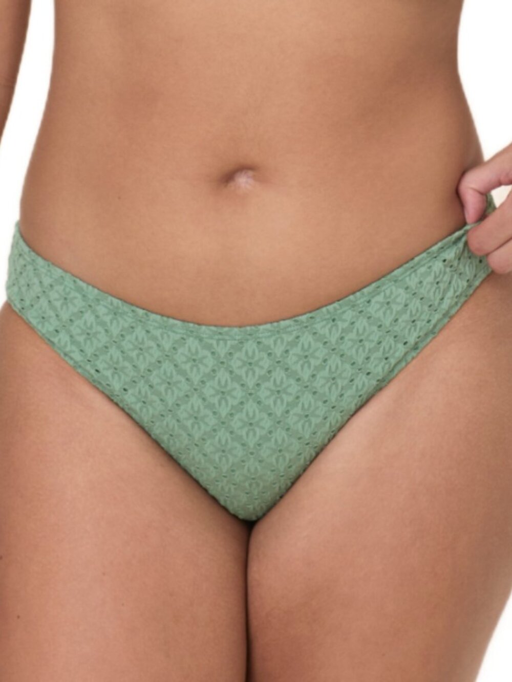 Andies Women's Swim Bikini Bottoms Green Size XS 12162